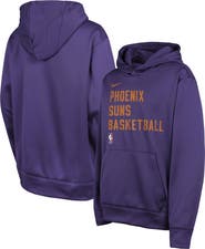 Nike Youth Nike Purple Phoenix Suns Spotlight Performance Pullover Hoodie