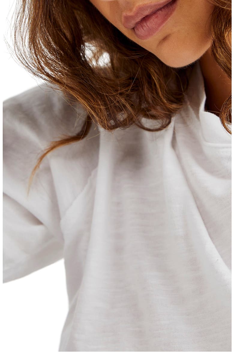 We the Free Arden Extra Long Cotton Top, Alternate, color, OPTIC WHITE