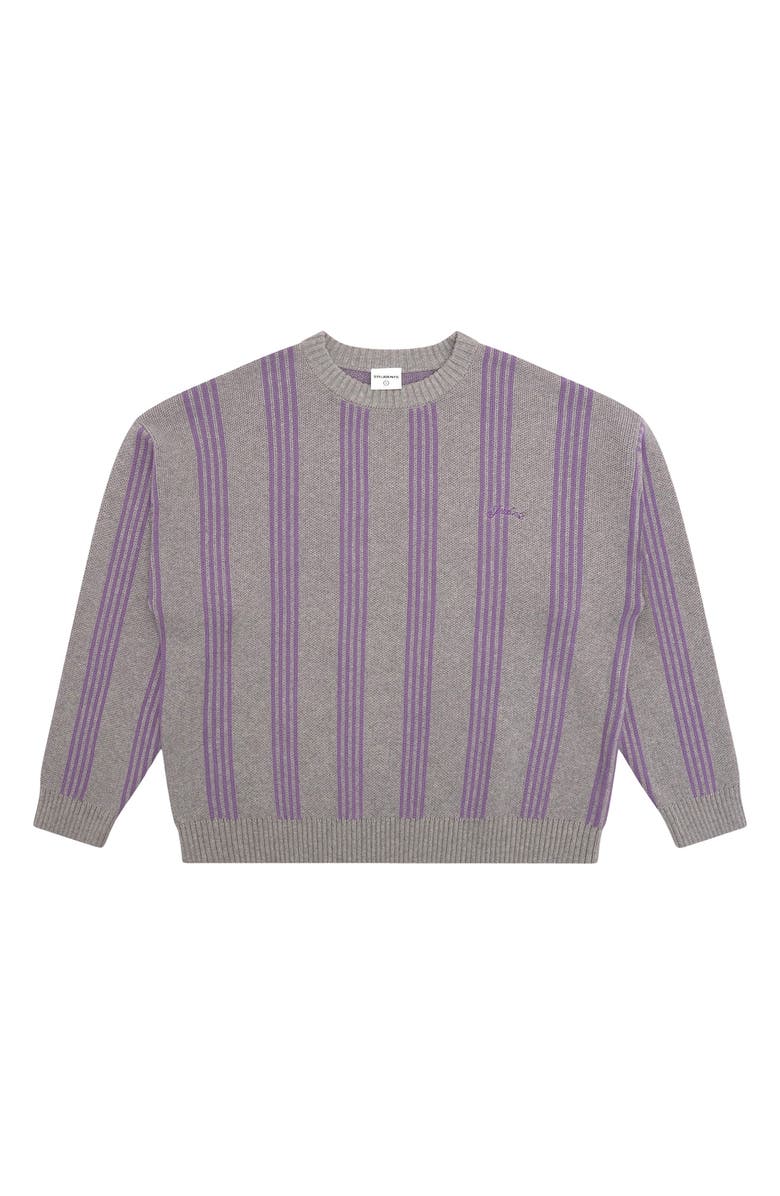 STUDENTS Beckford Stripe Knit Crewneck Sweater, Alternate, color,