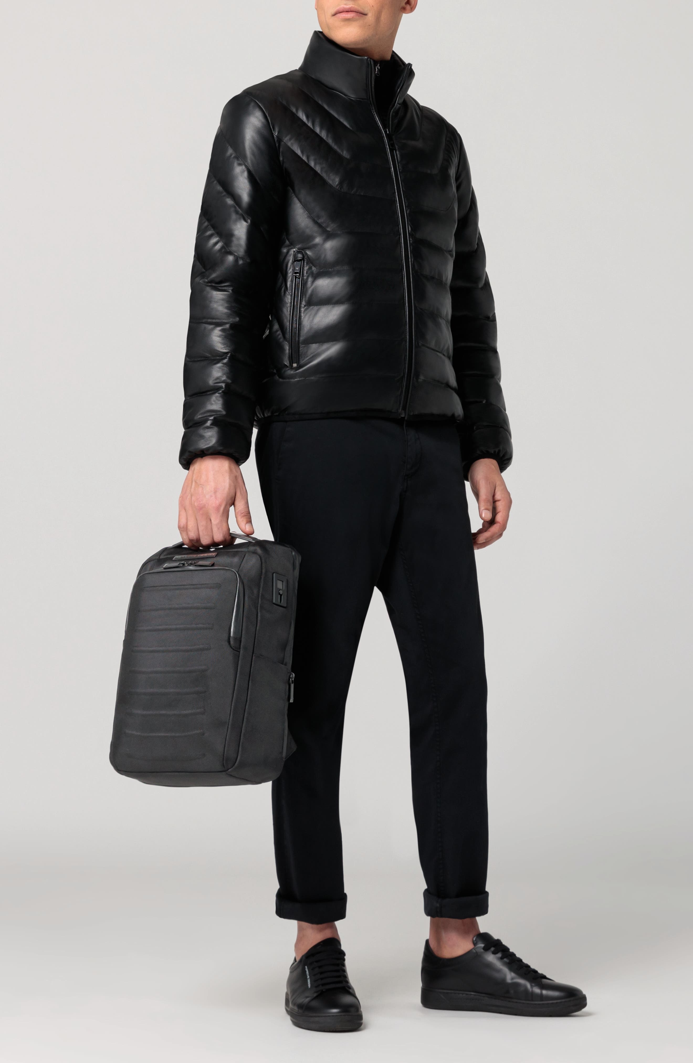 Porsche Design Roadster Pro Extra Small Backpack, Alternate, color, Black