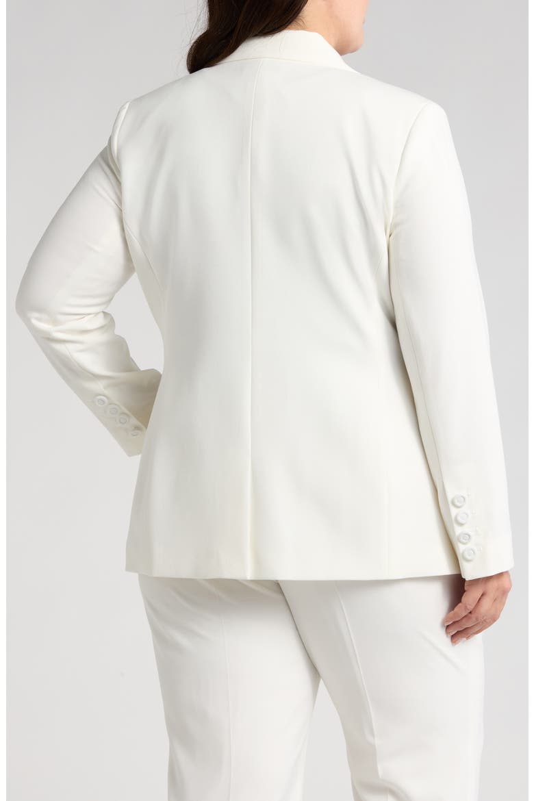 One-Button Blazer, Alternate, color, WHITE