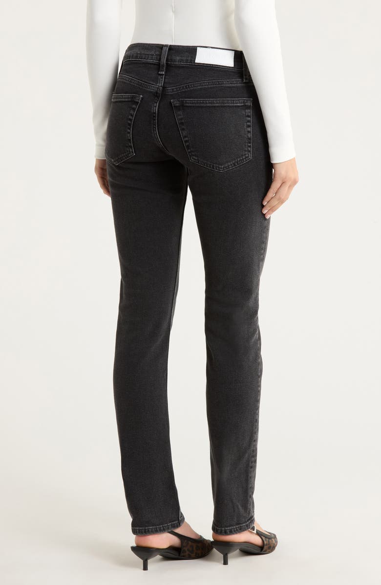 Re/Done The Slim Cigarette Jeans, Alternate, color, Backtoblack