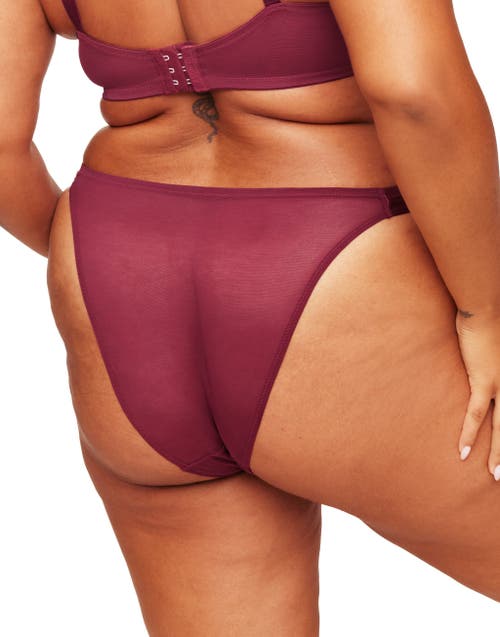Adore Me Dianna Brazilian Panties In Burgundy