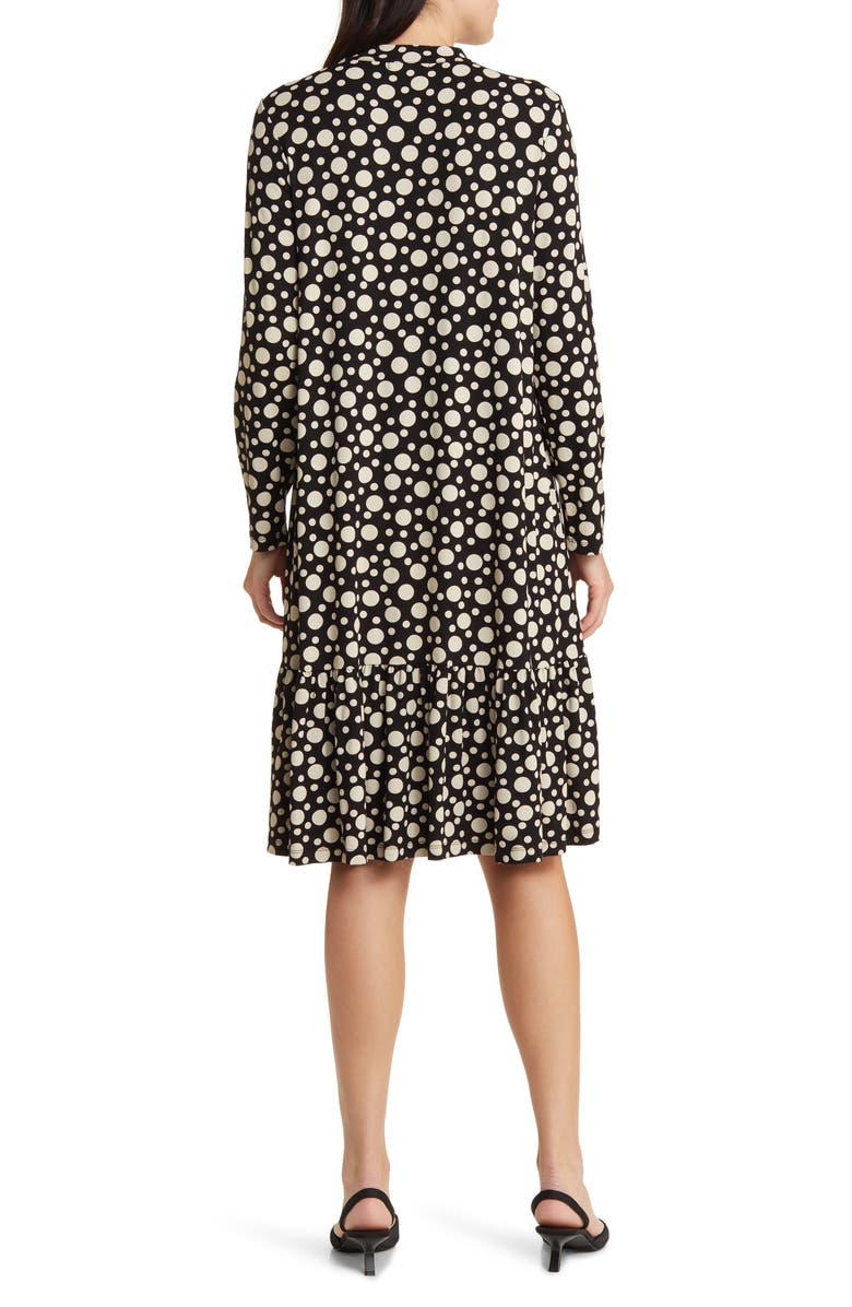 Masai Copenhagen Manoelia Polka Dot Long Sleeve Dress, Alternate, color, 