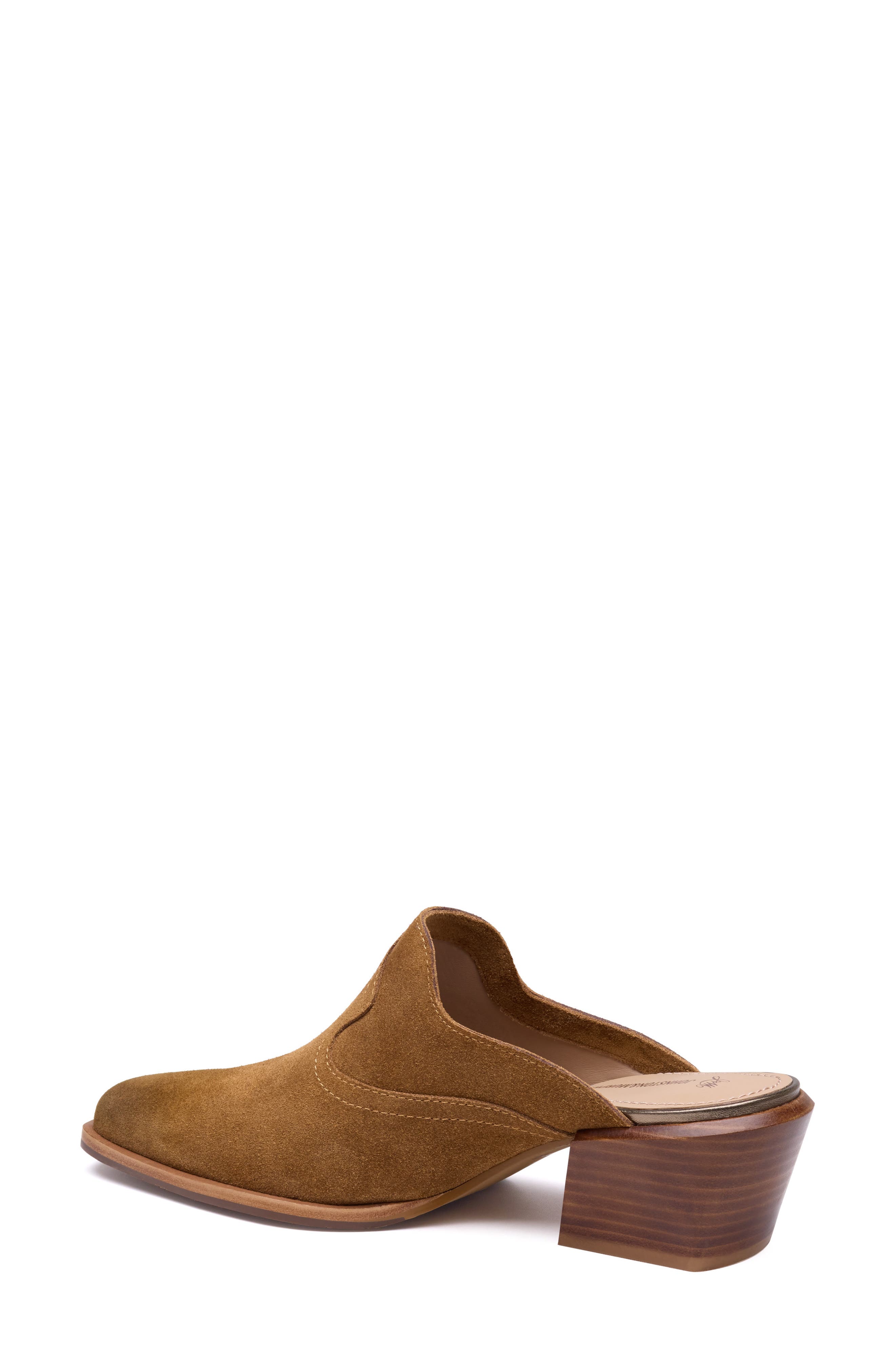Kalista Leather Mule, Alternate, color, WHISKEY SUEDE
