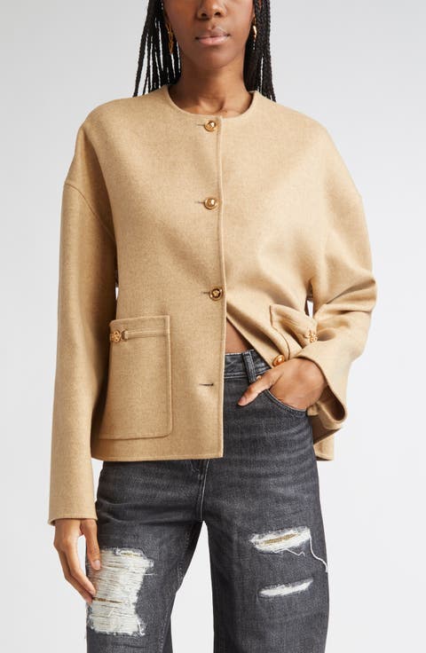 Felted Wool Blend Peacoat