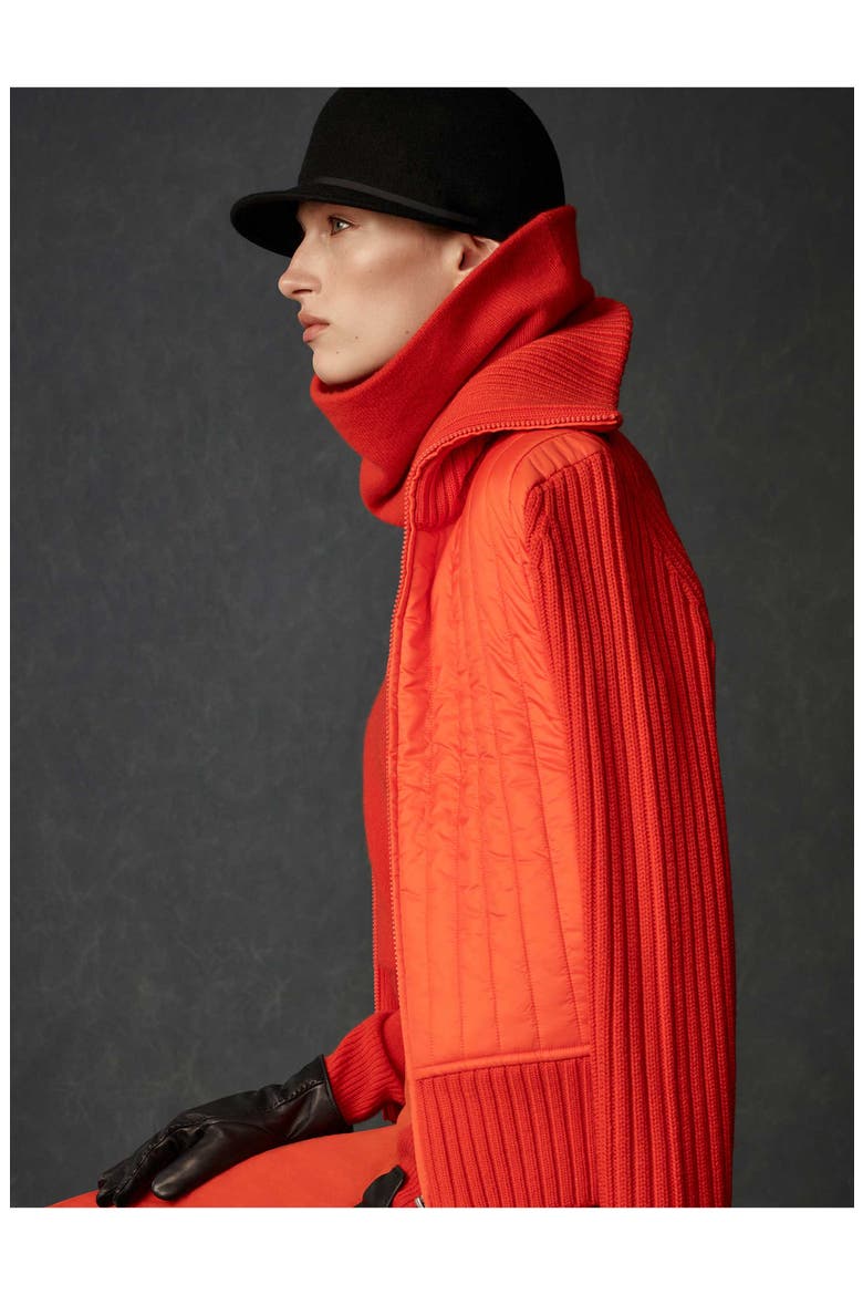 Turtleneck Cashmere Sweater, Alternate, color, ORANGE