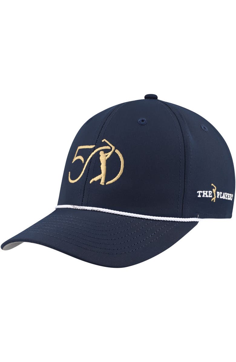 IMPERIAL Men's Imperial Navy THE PLAYERS 50th Anniversary The Wingman Rope Adjustable Hat, Main, color, Navy
