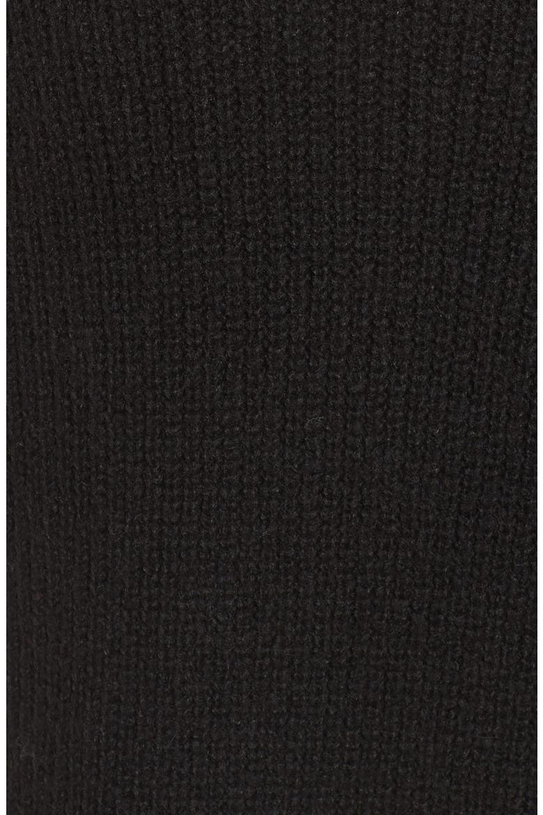 Textured Open Front Cardigan, Alternate, color, BLACK