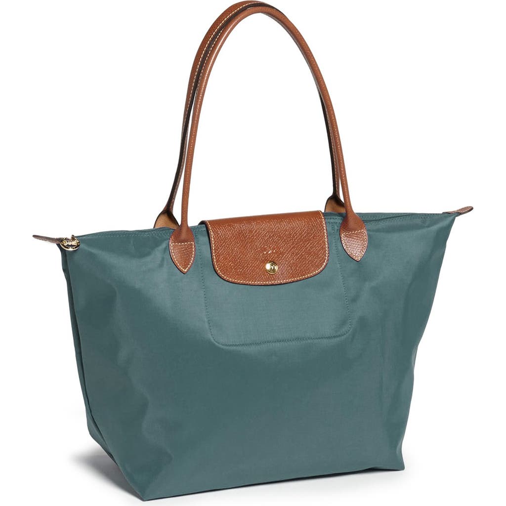 Longchamp Large Le Pliage Tote In Mint
