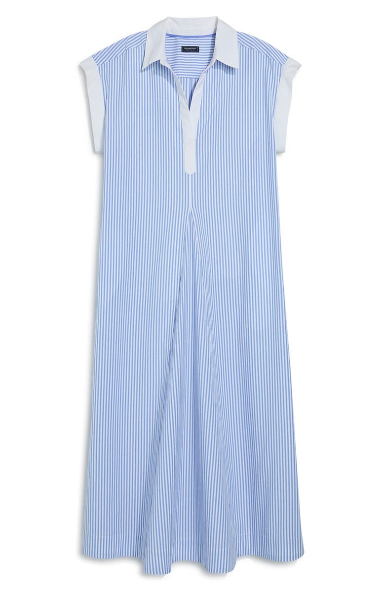 vineyard vines Pippa Stripe Midi Dress, Alternate, color, Stripe Breaker Blue