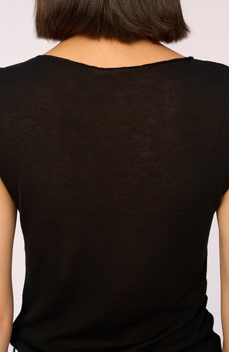 DL1961 Sleeveless Knit Shell, Alternate, color, Black (Knit)
