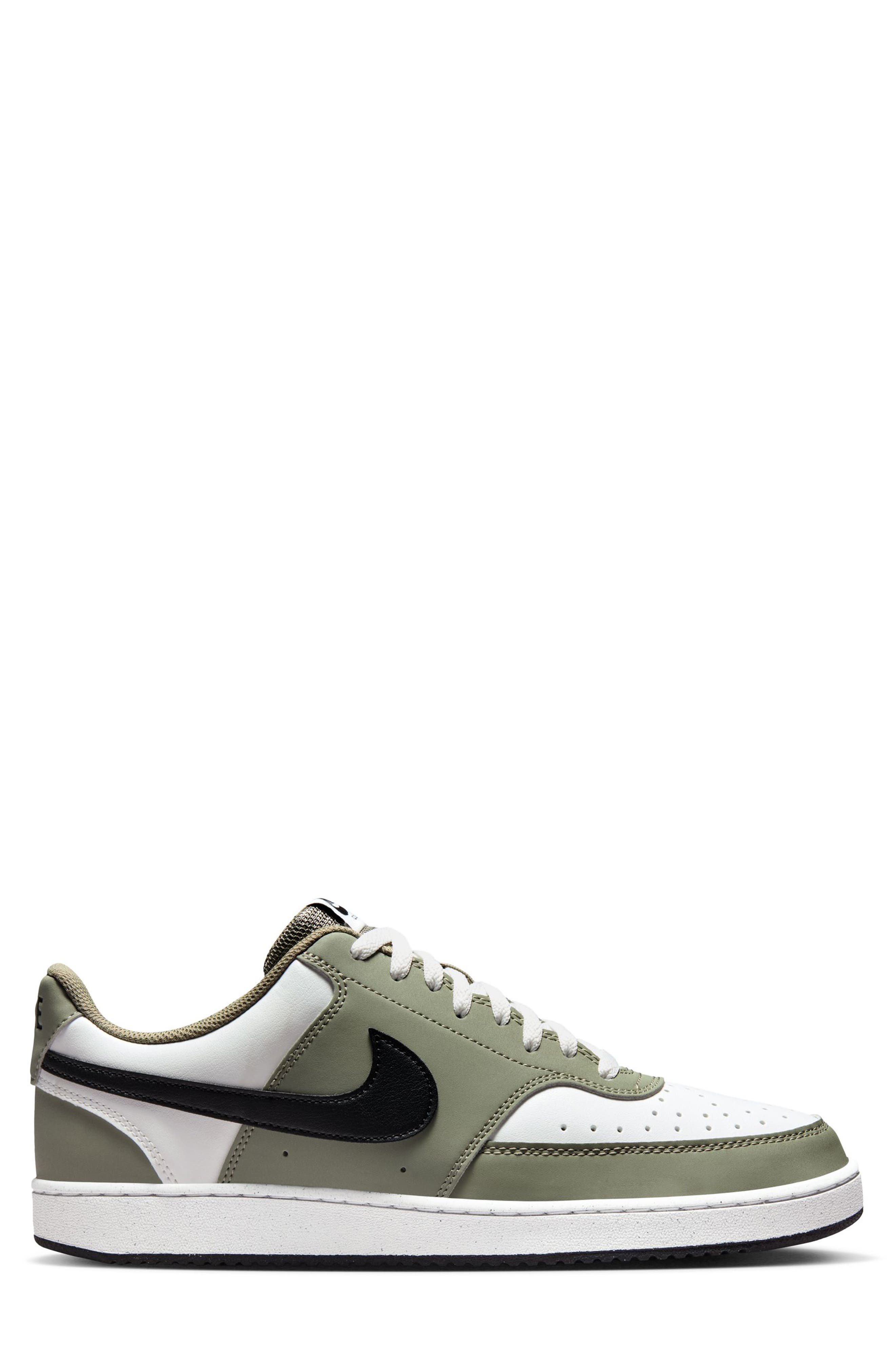 Nike Court Vision Low Sneaker, Alternate, color, Summit White/ Black