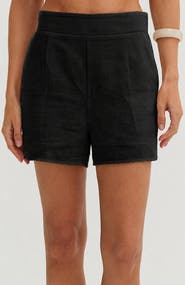 CRESCENT Easy Wear Linen Blend Shorts