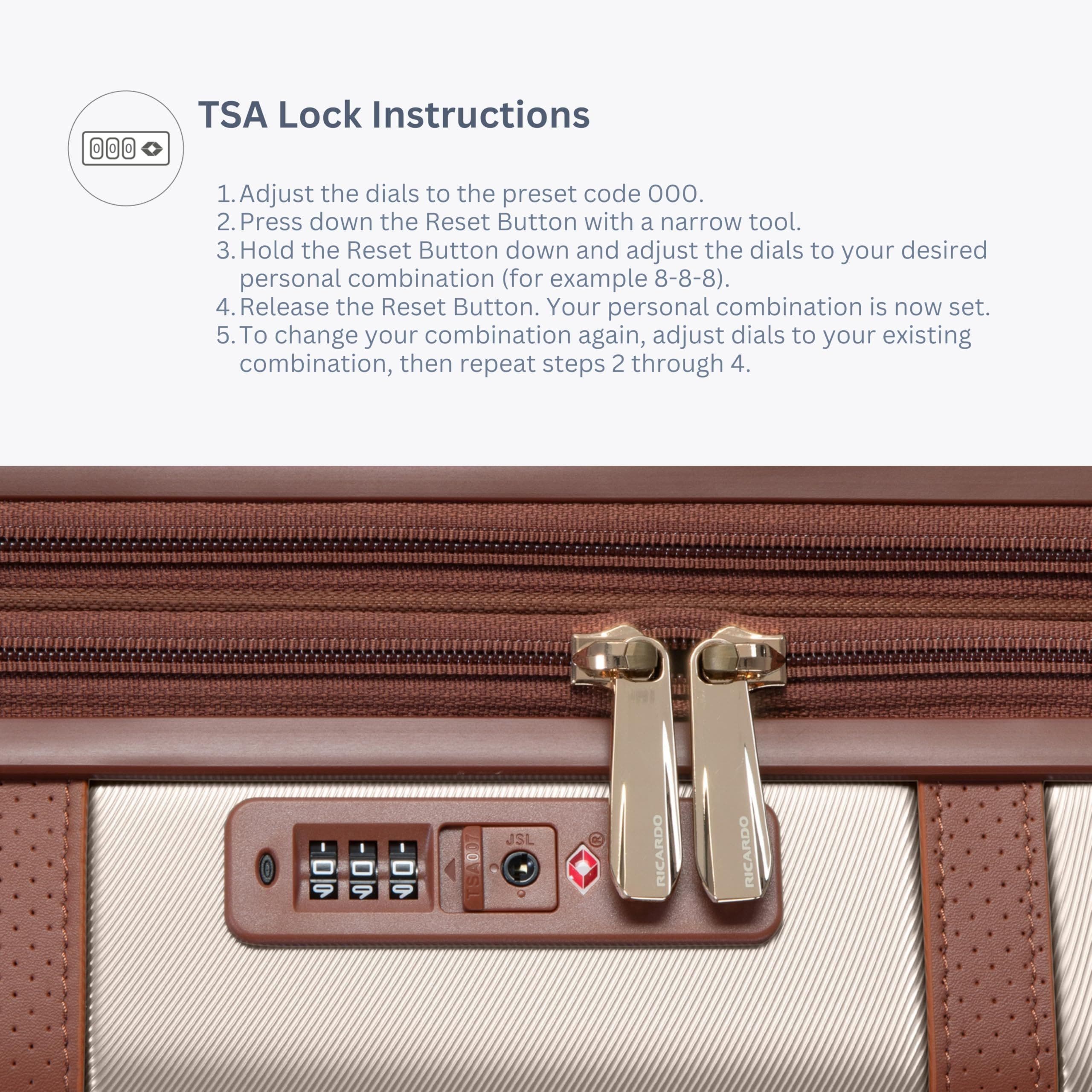 Ricardo Beverly Hills Montecito 2.0 Hardside Expandable Luggage, 21" Carry On, Alternate, color, Champagne