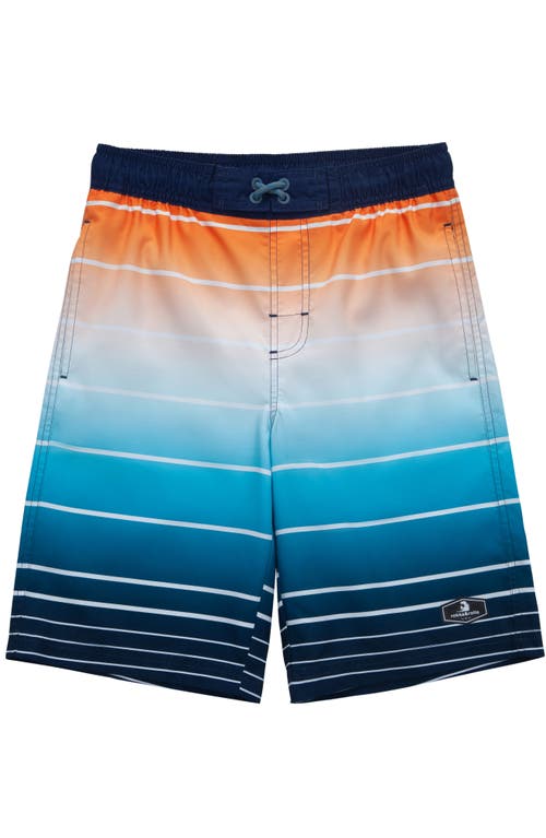 ROKKA&ROLLA ROKKA&ROLLA KID'S SWIM TRUNKS WITH MESH LINING AND UPF 50+ PROTECTION