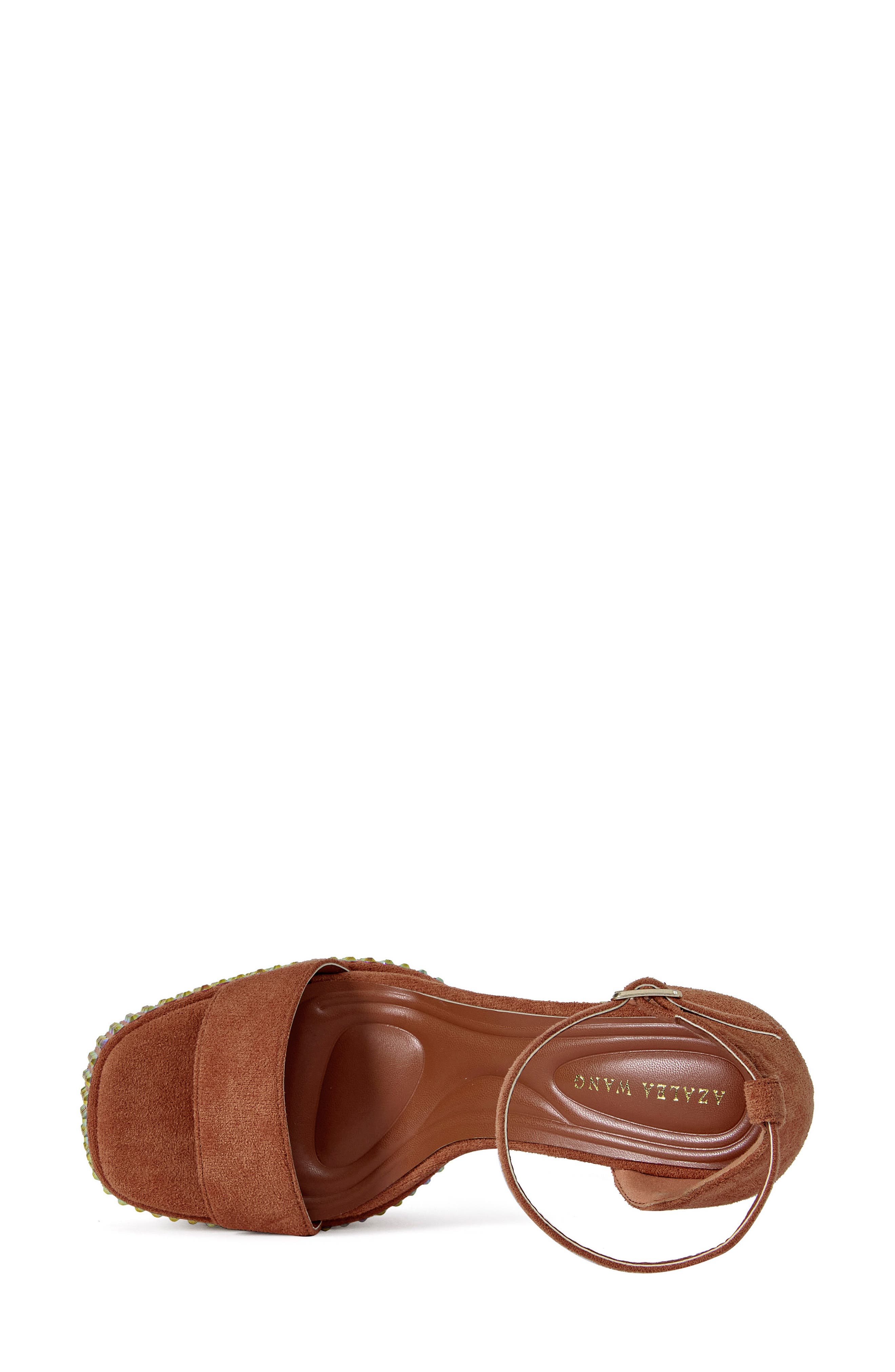 AZALEA WANG Wilma Ankle Strap Platform Sandal, Alternate, color, 
