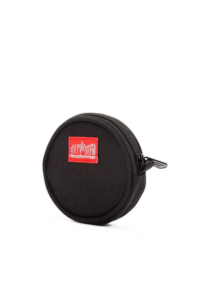 Manhattan Portage Ellington Circle Coin Purse, Alternate, color, Black