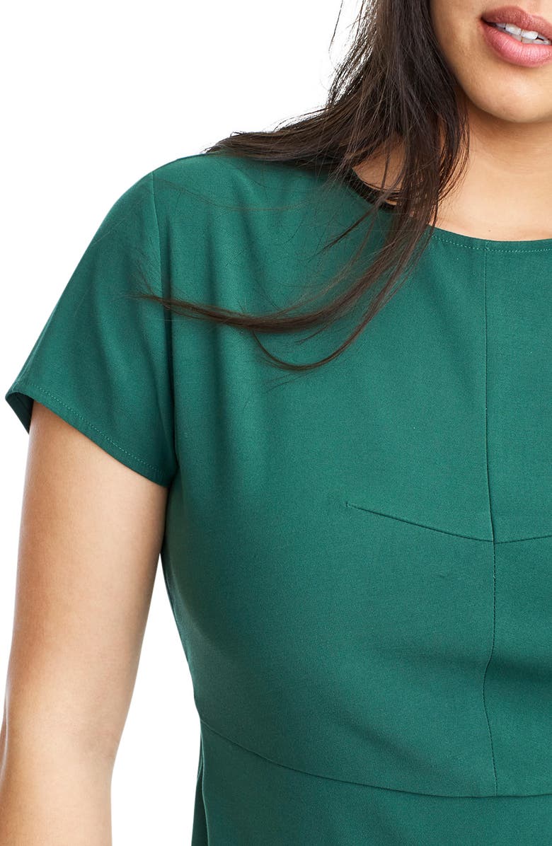 Universal Standard for J.Crew Stretch Twill Sheath Dress, Alternate, color, 
