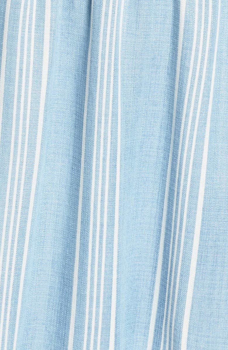 BB Dakota by Steve Madden BB Dakota Coco Stripe Off the Shoulder Ruffle Dress, Alternate, color,