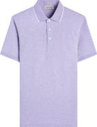 Bugatchi Tipped Contrast Collar Polo