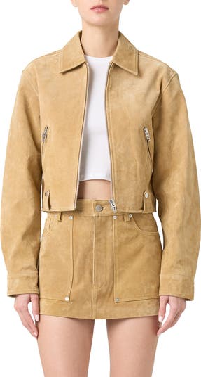 Crop Suede Jacket