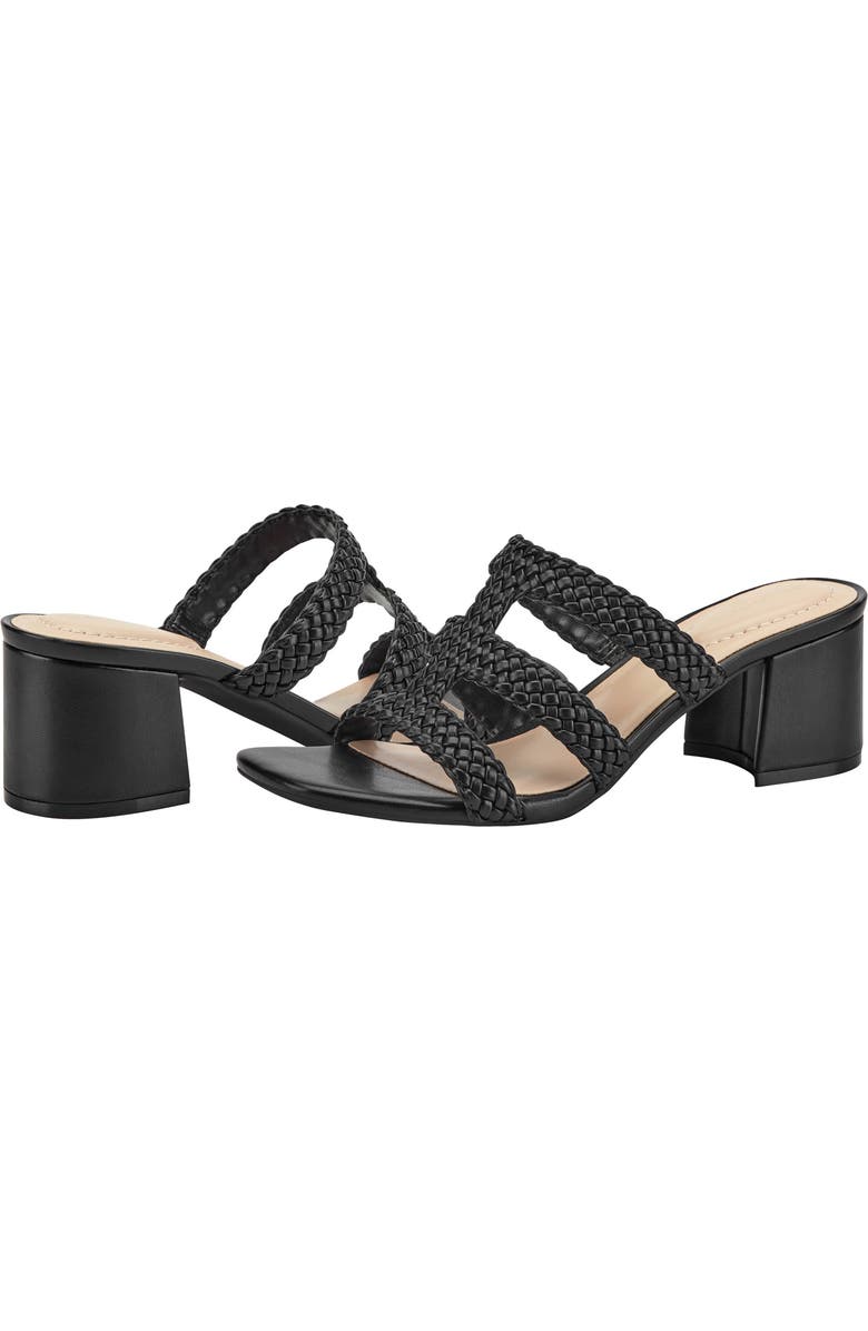 Bandolino Mumm Block Heel Sandal, Alternate, color, Black