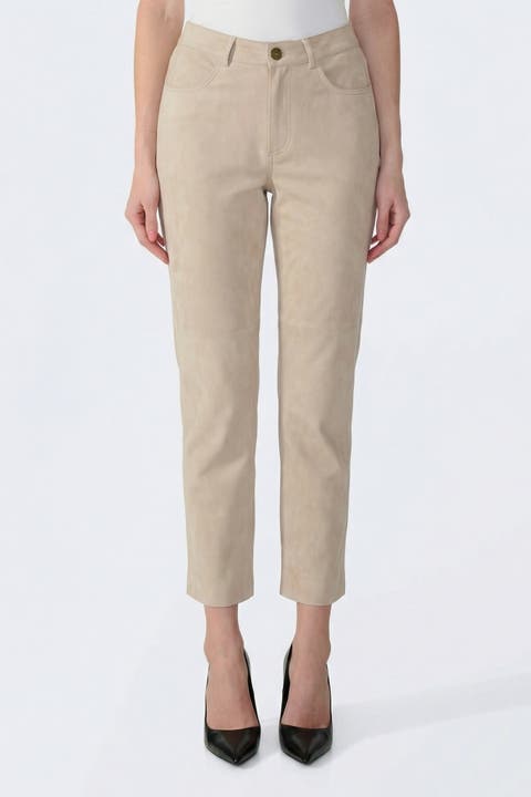 Suede Trousers