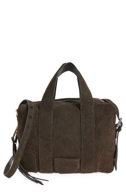 Medium Ares Grain Leather Crossbody Bag