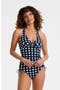  Navy Gingham Pique