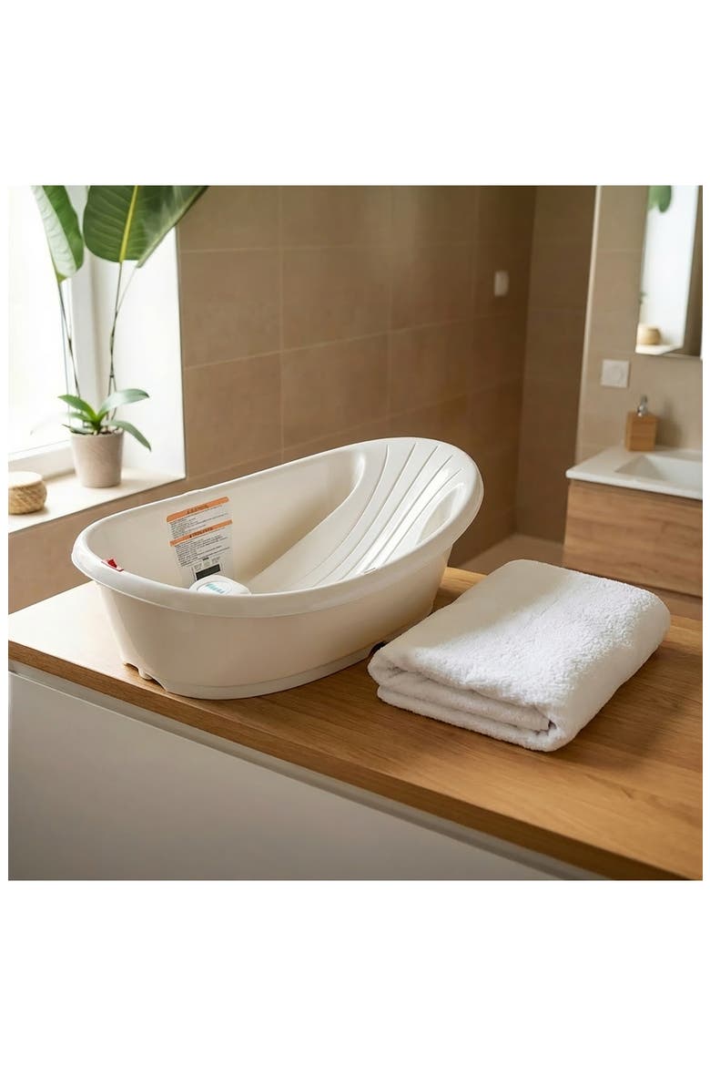 Onda Baby Bath Tub, Alternate, color, WHITE