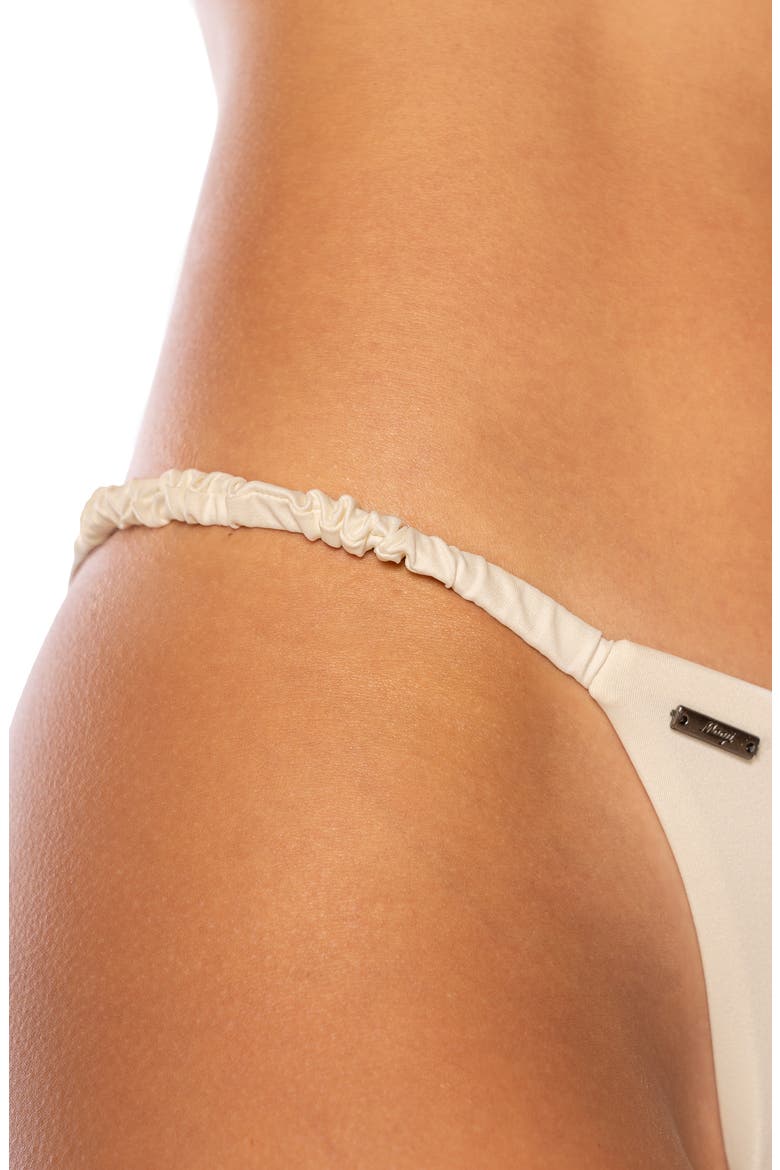 Cheeky Low Rise Bikini Bottoms, Alternate, color, WHITE