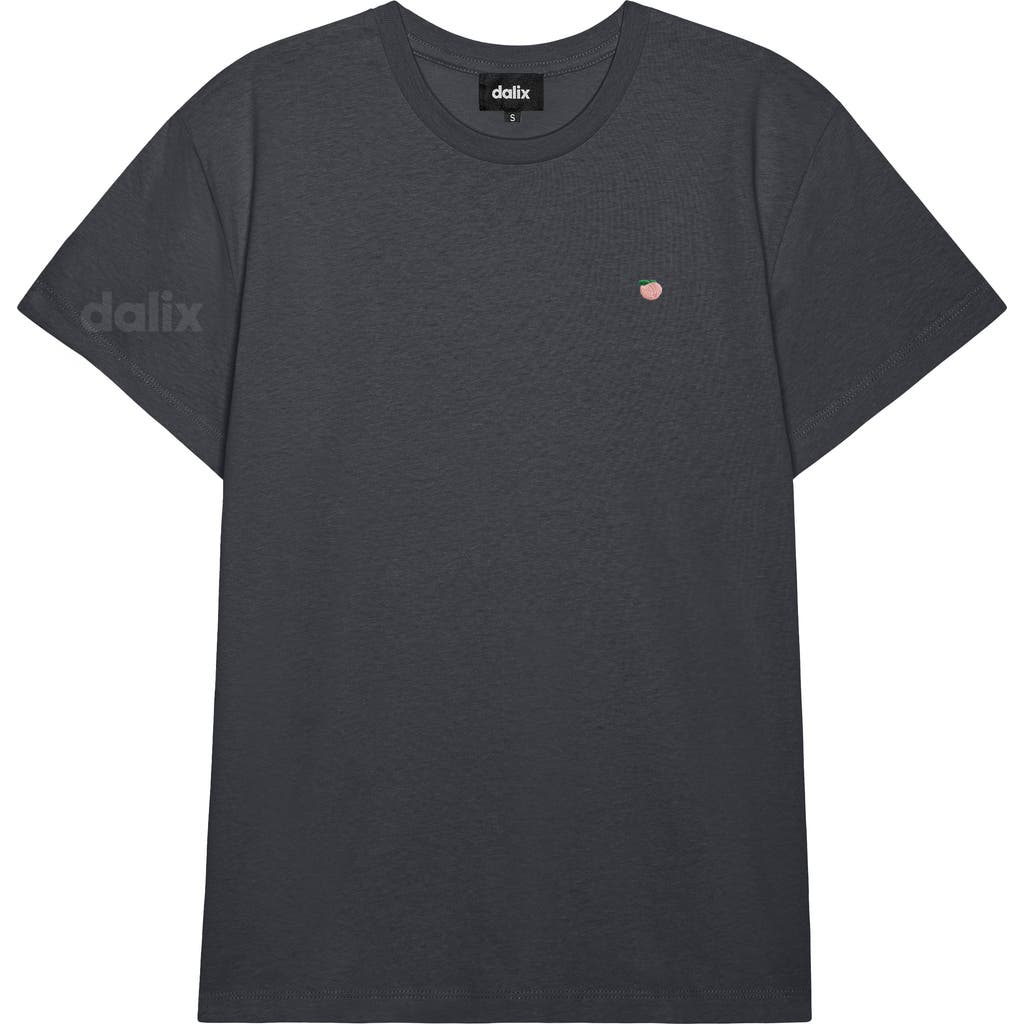 Dalix Womens Lil Peach Lightweight Everyday Tee In Black