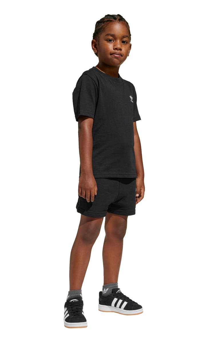 adidas Originals Kids' Trefoil T-Shirt & Shorts Set, Alternate, color,