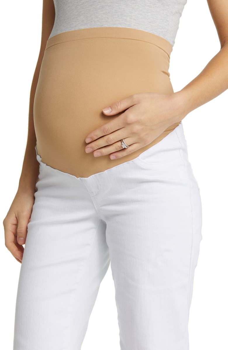 1822 Denim Demi Bellyband Maternity Bootcut Jeans, Alternate, color, 