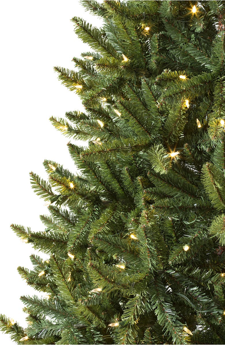 TREETOPIA Artificial Pre-Lit Balsam Spruce Tree, Alternate, color, Green