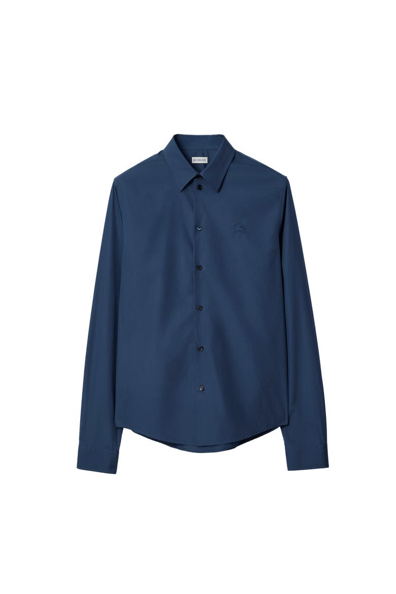 Classic Fit Cotton Poplin Shirt, Alternate, color, Dark graphite blue