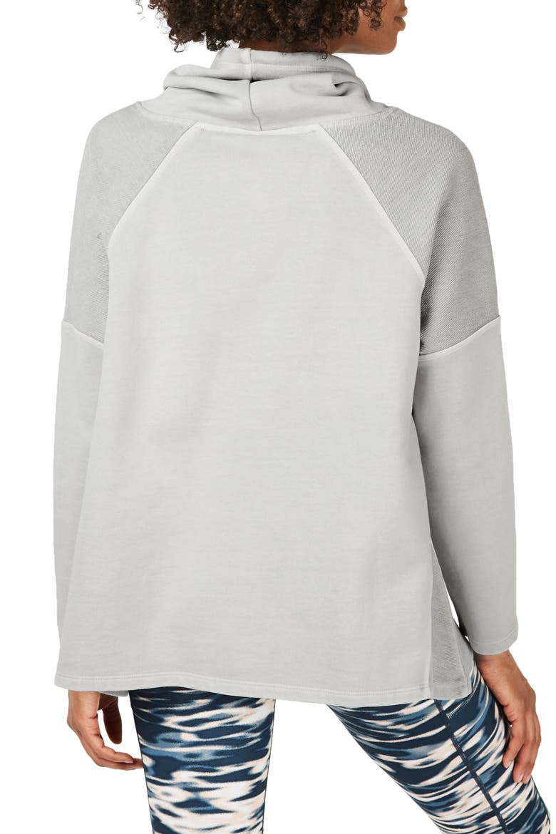 Paradise Hooded Pullover, Alternate, color, LILY WHITE