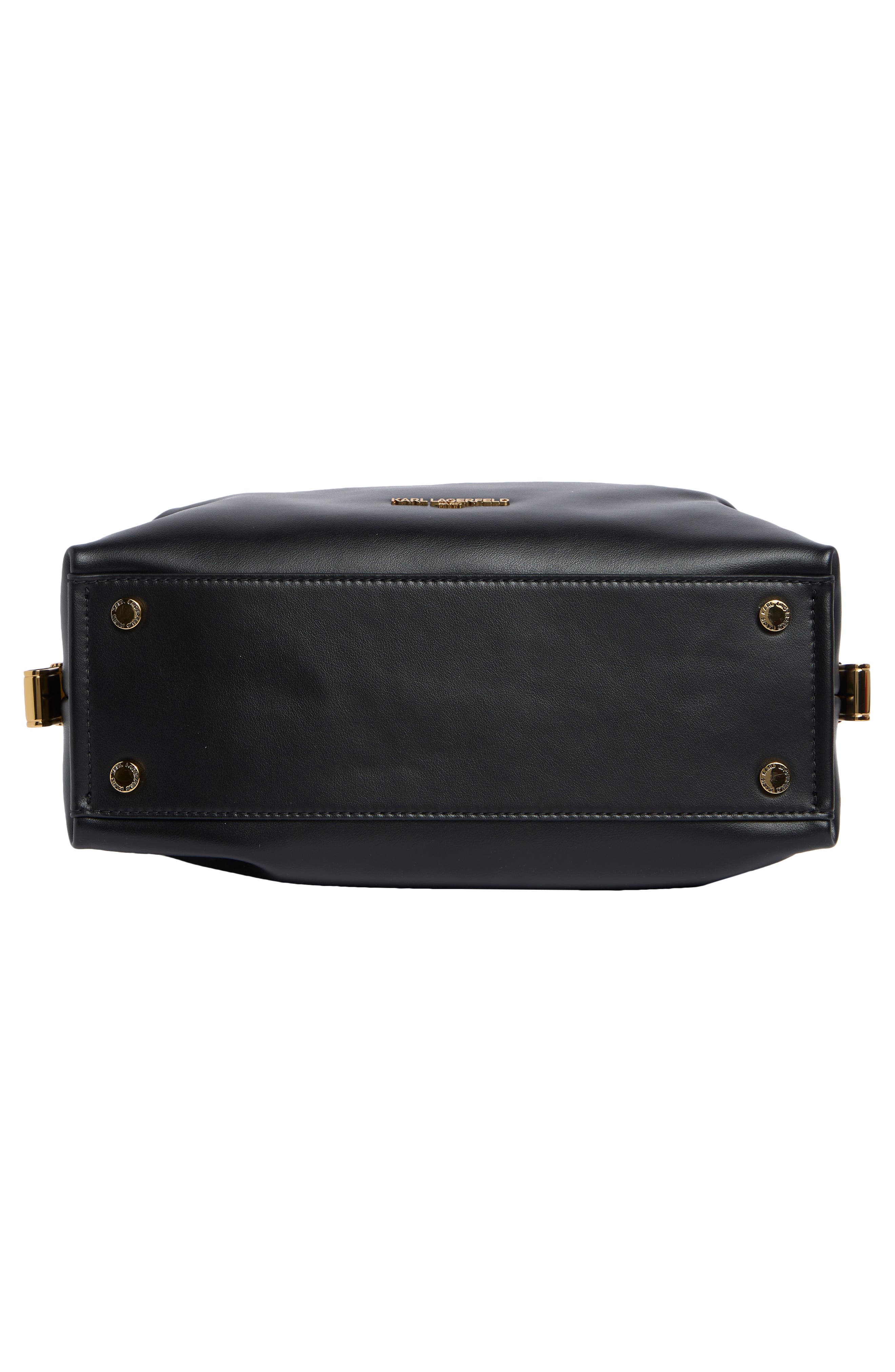 Charlaine Satchel Bag, Alternate, color, BLACK/ GOLD
