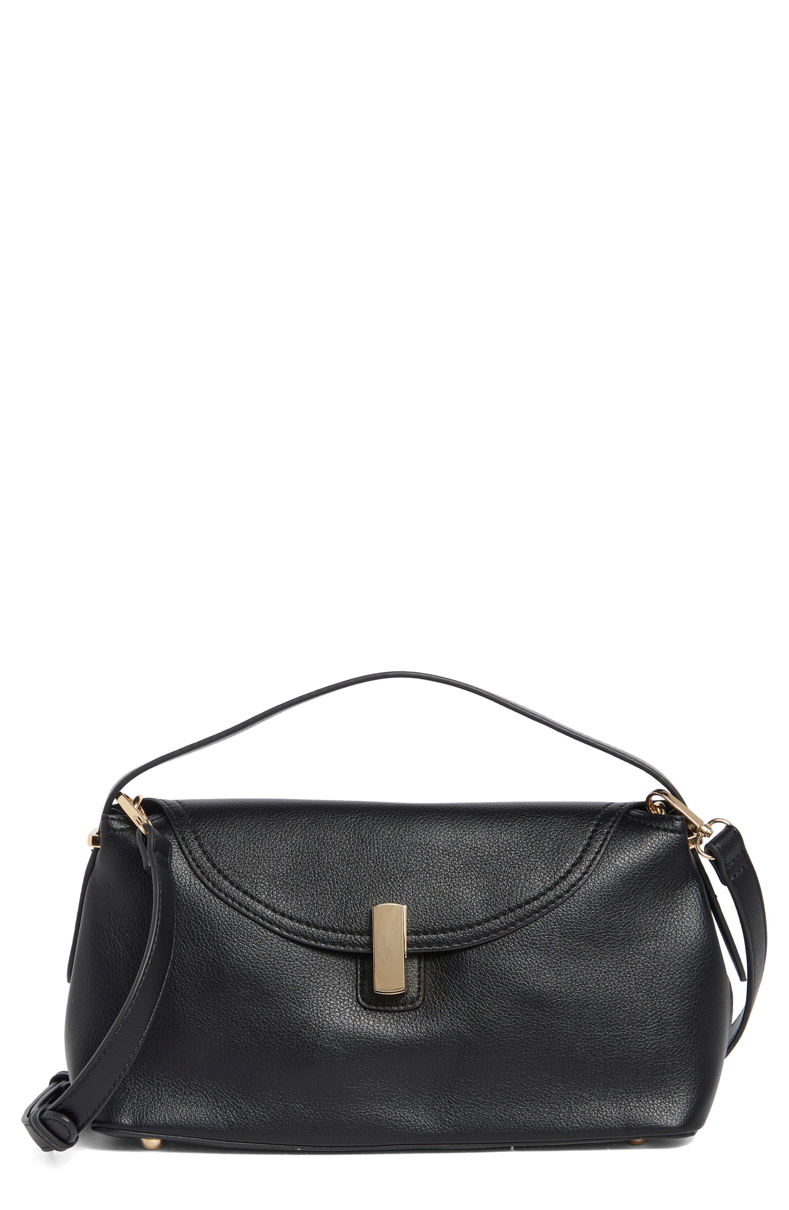 Faux Leather Crossbody Bag