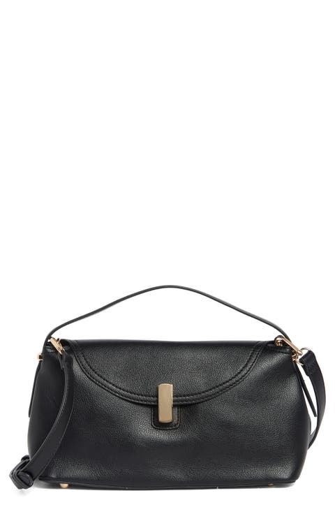 Faux Leather Crossbody Bag