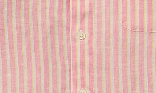 Bonobos Slim Fit Stripe Linen Button-down Shirt In Franz Stripe