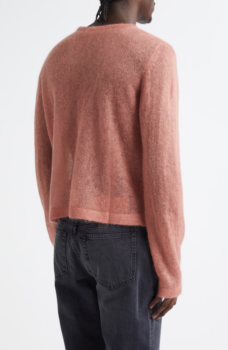 Séfr Les Sheer Kid Mohair Blend Sweater, Alternate, color, 