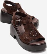 Forever & Always Shoes Romina Leather Platform Sandal