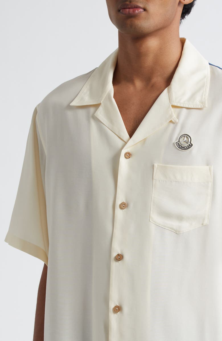 Moncler Genius x Mercedes-Benz By Nigo Print Camp Shirt, Alternate, color, 