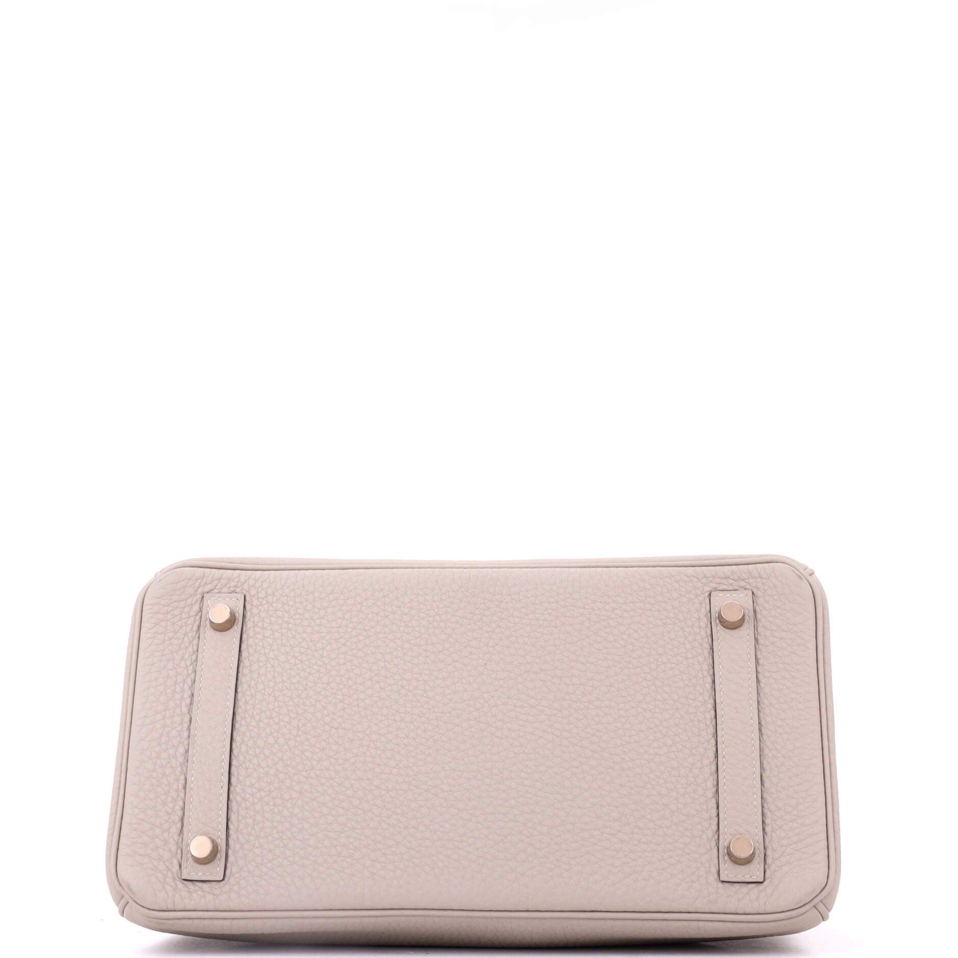 Birkin Handbag Grey Togo with Rose Gold Hardware 30, Alternate, color, Grey