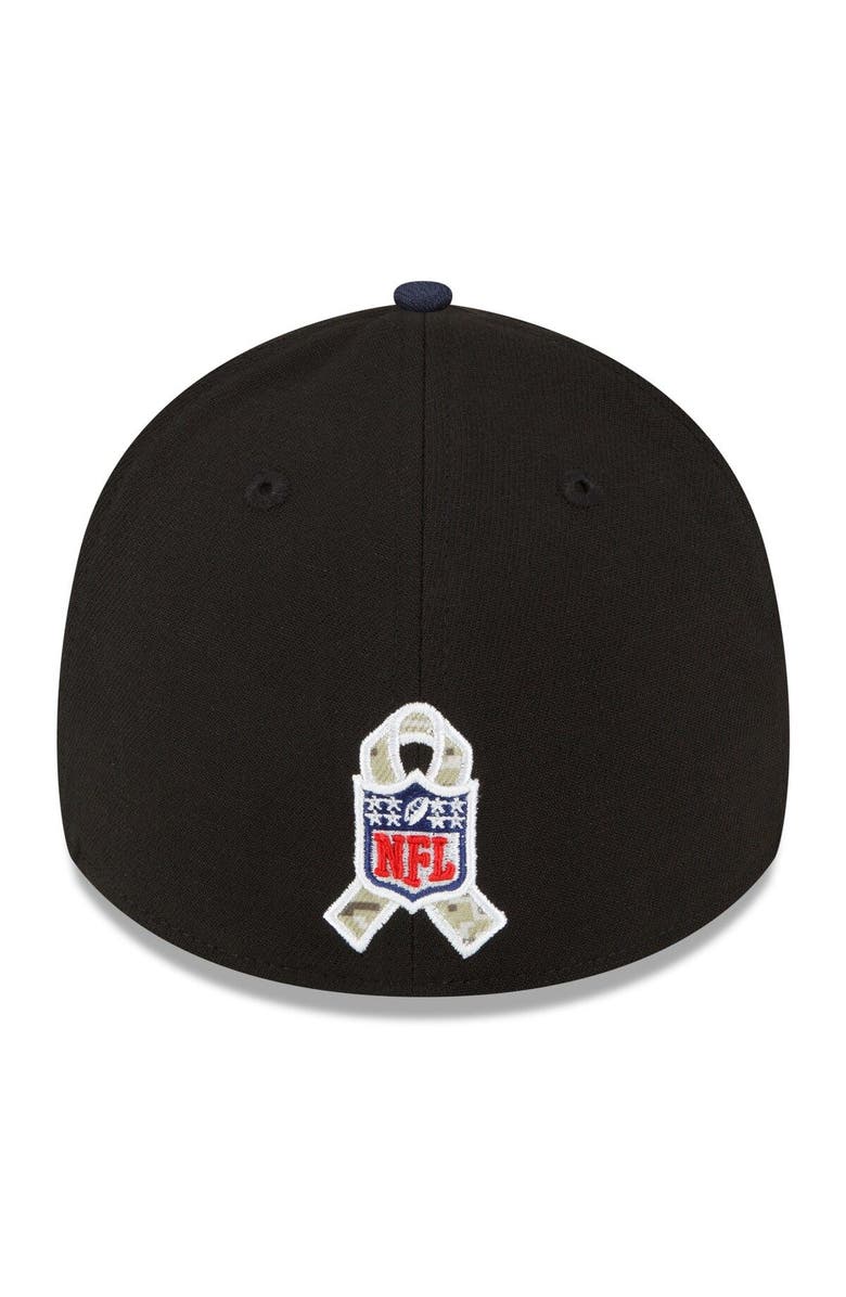 New Era Men's New Era Black/Navy Dallas Cowboys 2022 Salute To Service 39THIRTY Flex Hat, Alternate, color, Black