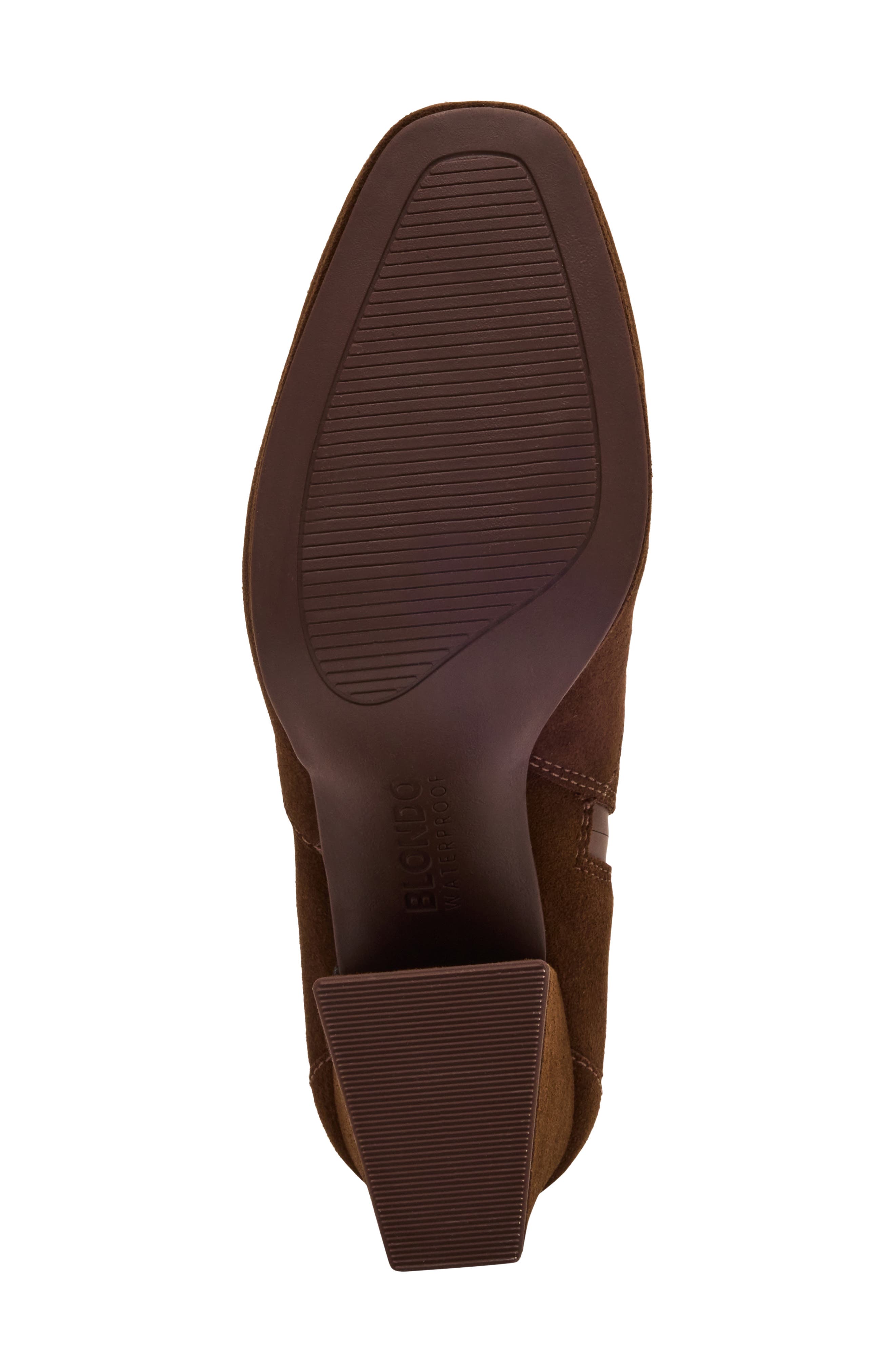 Seema Waterproof Leather Bootie, Alternate, color, CHOCOLATE SUEDE