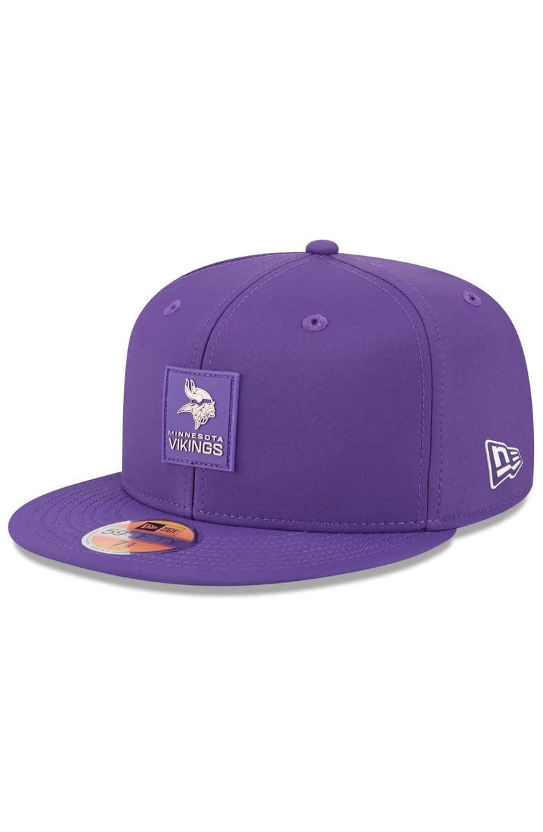 New Era Men's New Era Purple Minnesota Vikings 2025 Sideline  59FIFTY Fitted Hat, Alternate, color, Purple