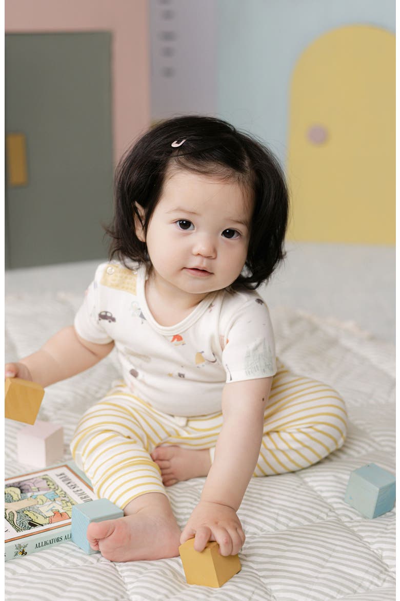 Explore the World Organic Cotton Bodysuit, Alternate, color, EXPLORE THE WORLD